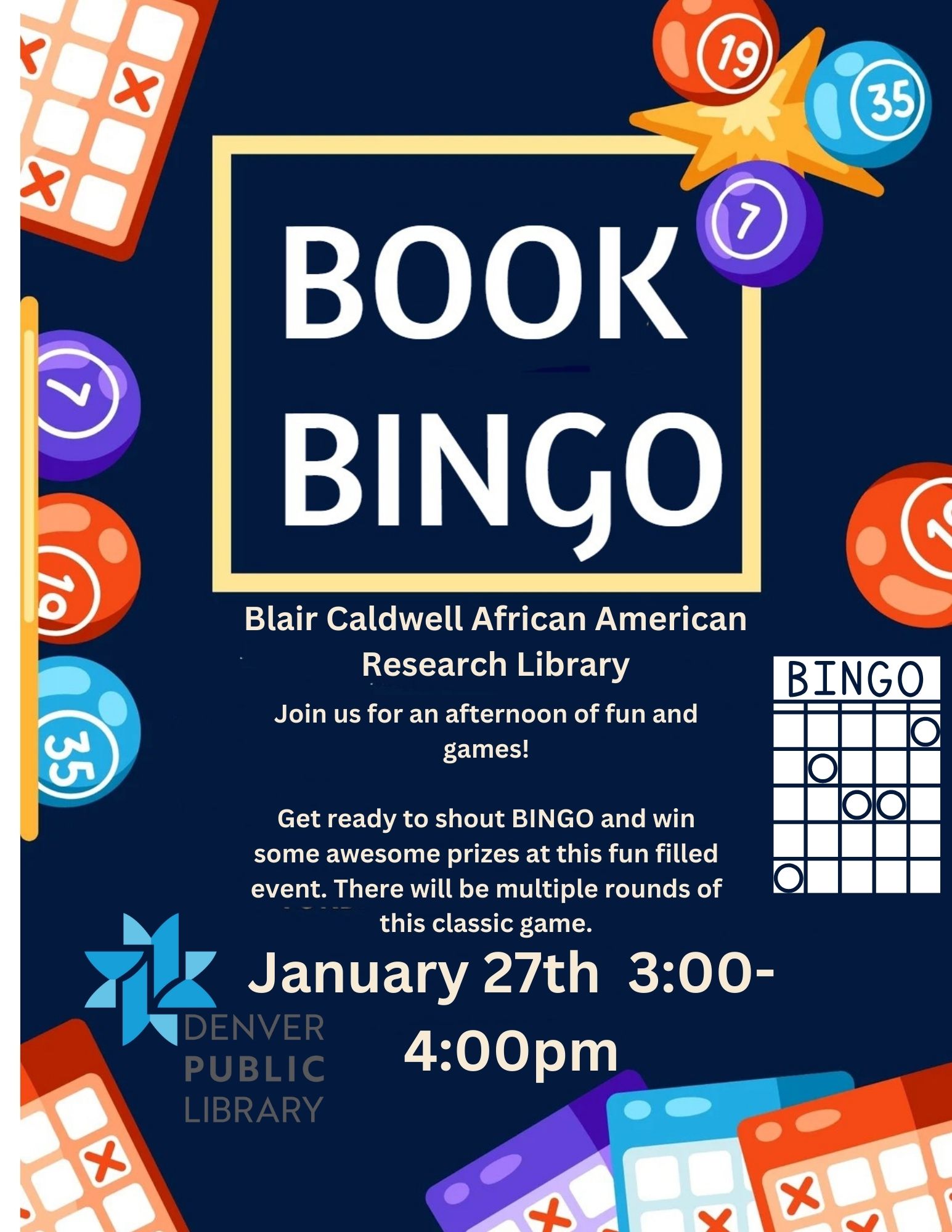 Book Bingo Denver Public Library